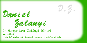 daniel zalanyi business card